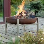 Contemporary Fire pit Parnidis Tall