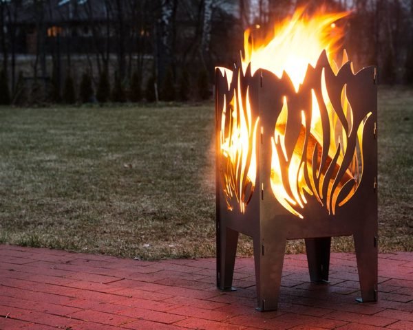 Fire basket flame